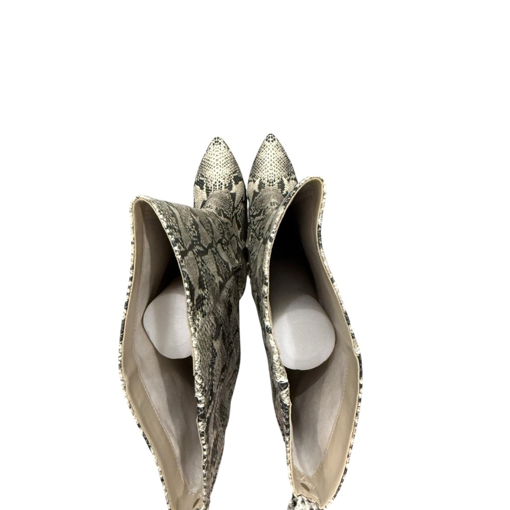 Sam Edelman Hai Snake Heel Point Toe Tall Boots Size 8.5 New without box - Picture 4 of 8